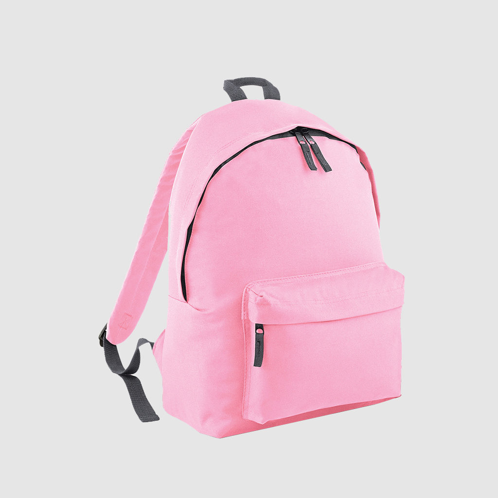 Custom black polyester rucksack with comfortable handles and 600D Polyester, customisation options available