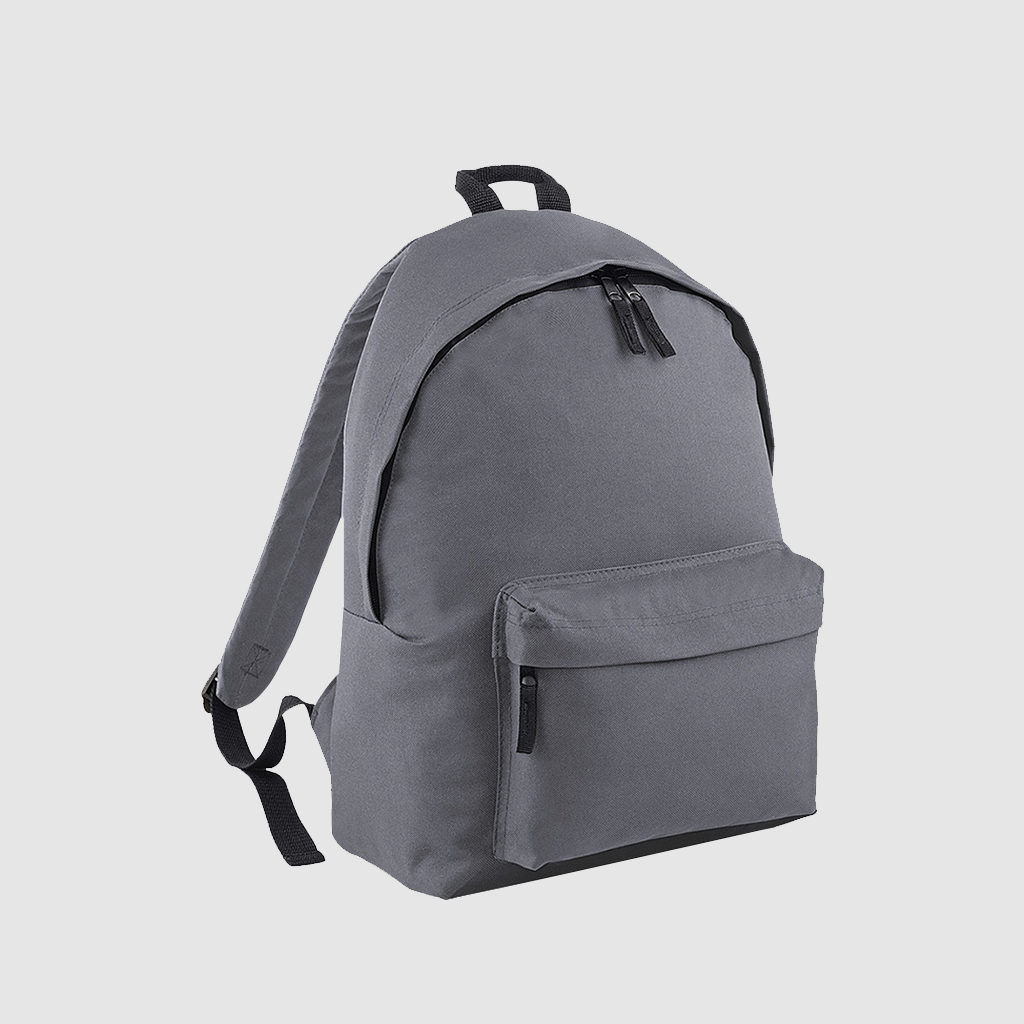 Custom black polyester rucksack with comfortable handles and 600D Polyester, customisation options available