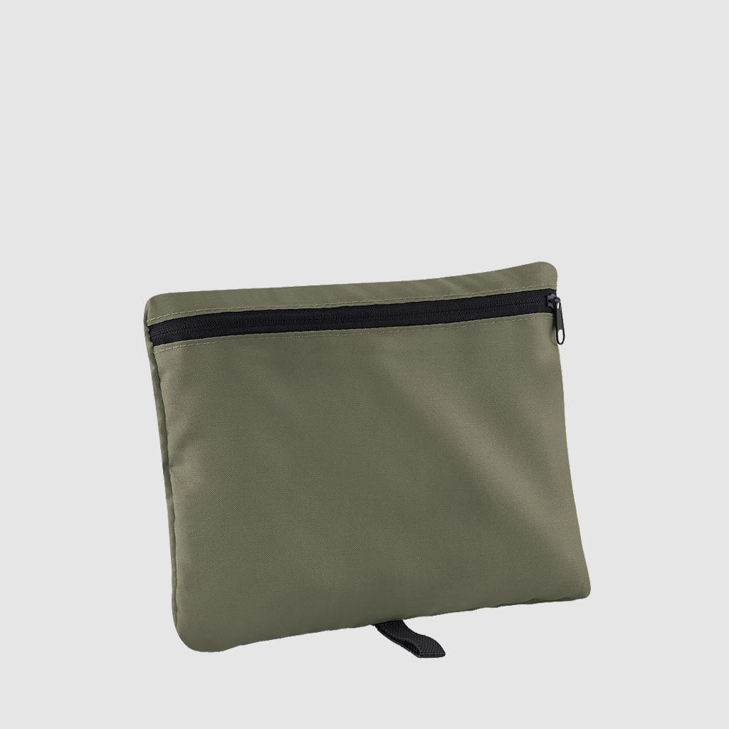 Custom black barrel bag