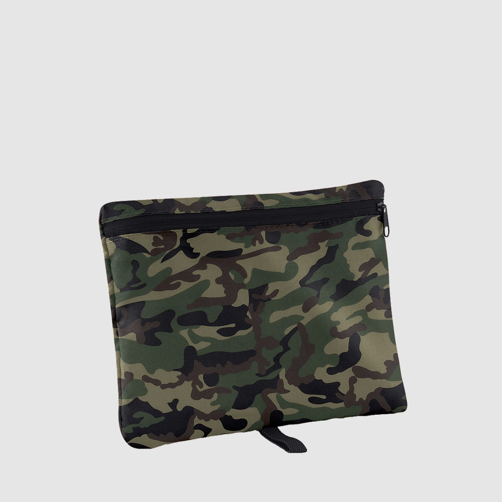 Custom black barrel bag