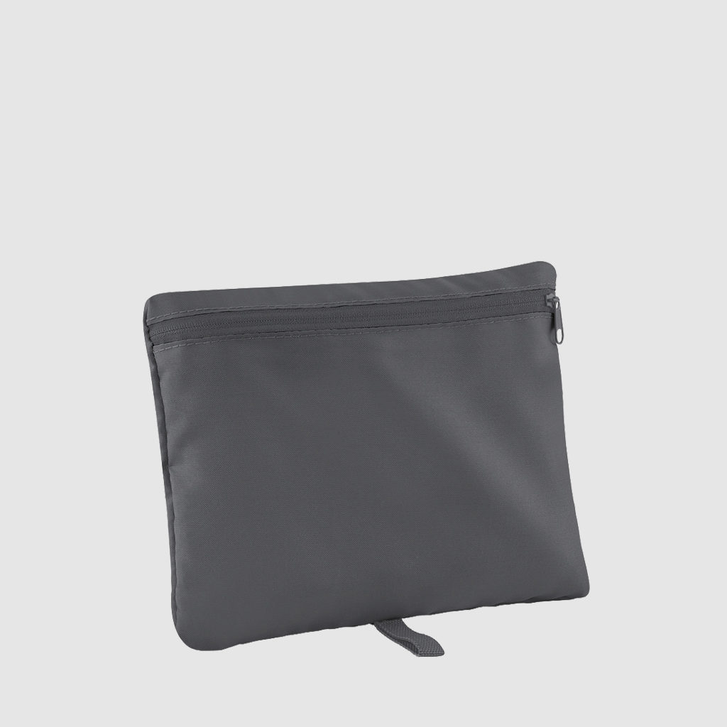 Custom black barrel bag