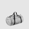 Custom black barrel bag