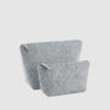 Custom felt accessory bag made from polyester felt