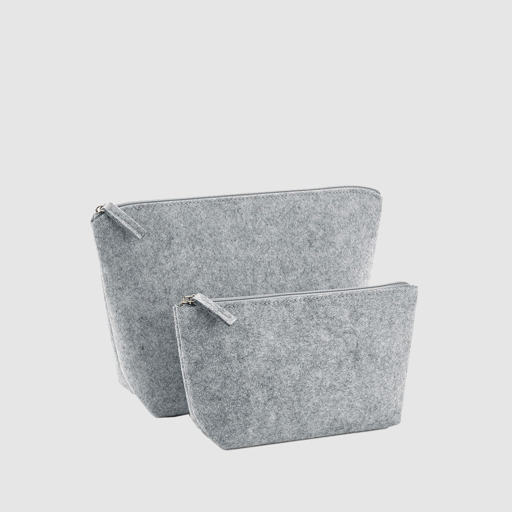 Custom felt accessory bag made from polyester felt