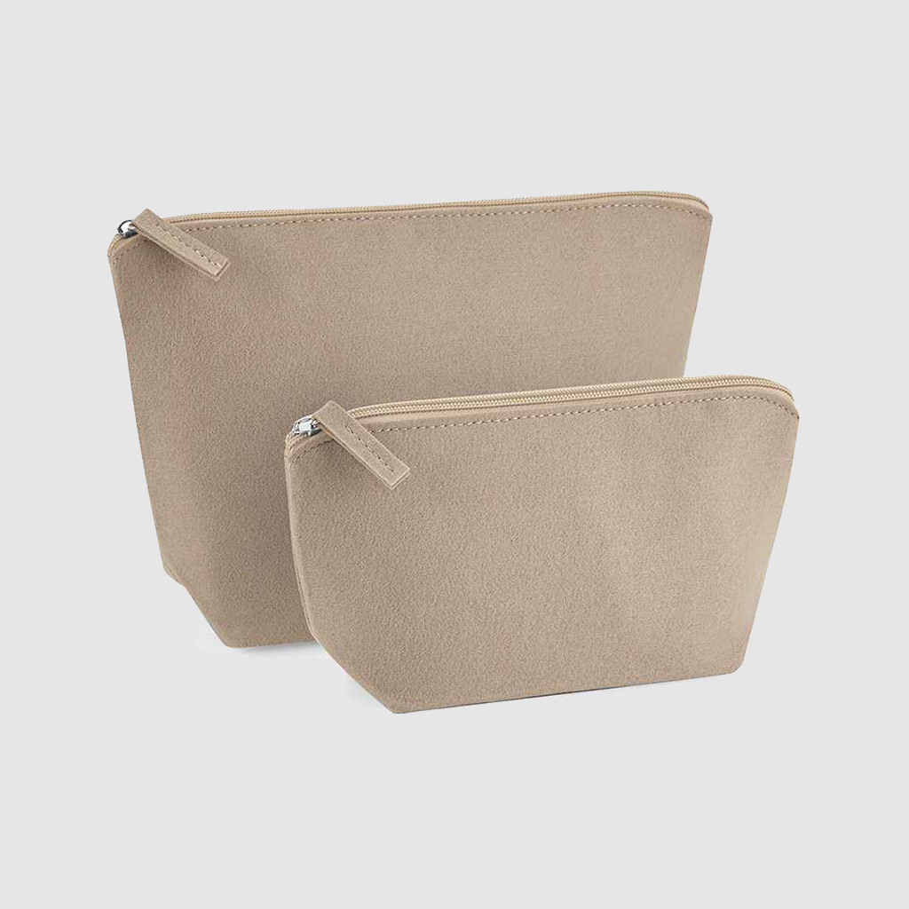 Sand Zipped Canvas Accessories Case - Bag Workshop
