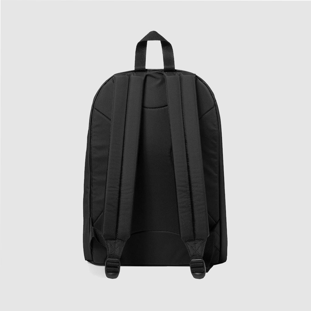 Custom 'Out of Office' by Eastpak, in black with two padded handles and a short handle for carrying