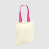 Custom lightweight tote bag with contrasting handles, lightweight bag