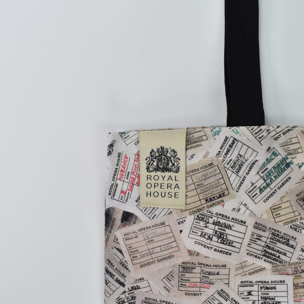 Digital print on bespoke tote bag
