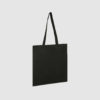Black Recycled Cotton Tote Bag