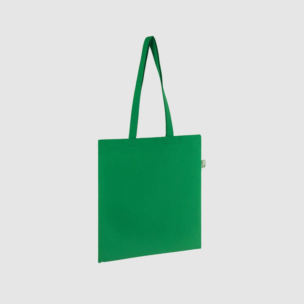 Green Recycled Cotton Tote Bag