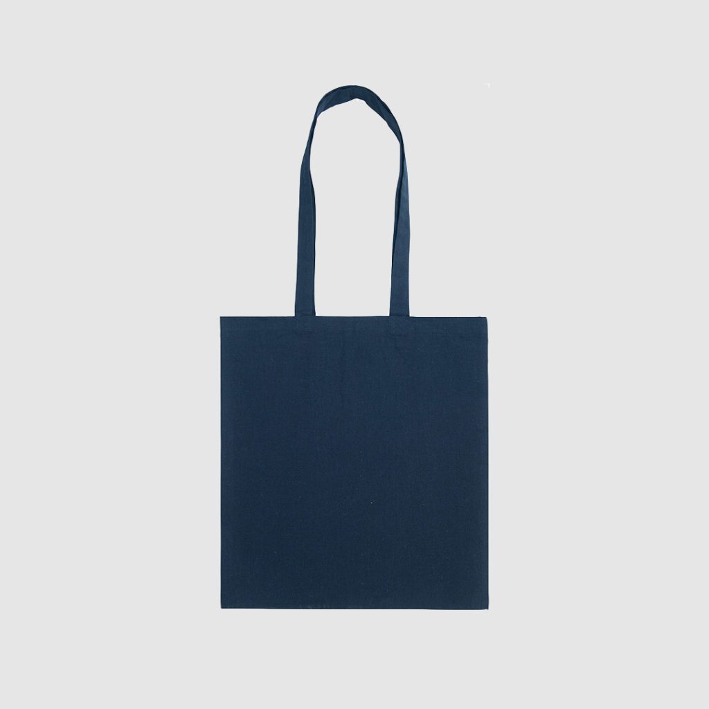 Navy Recycled Cotton Tote Bag