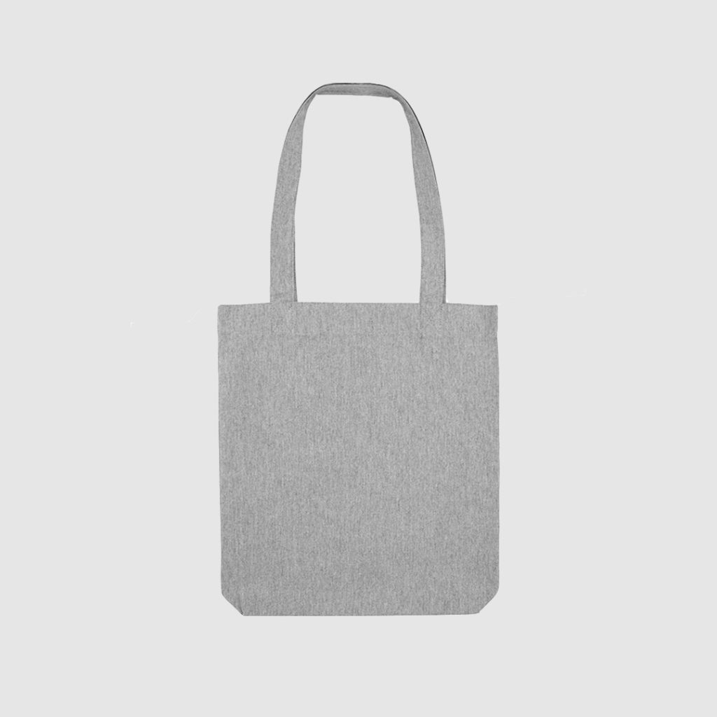 Grey Cotton Tote Bag