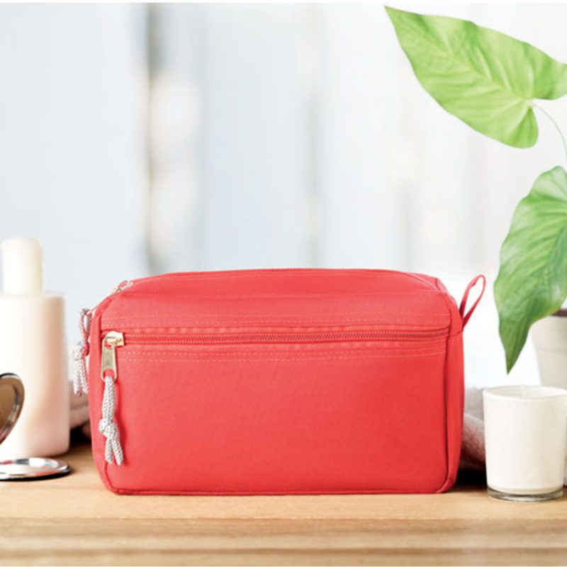 Cosmetic Accessory Bag - Red
