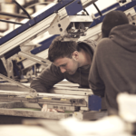 screen printed operating machine