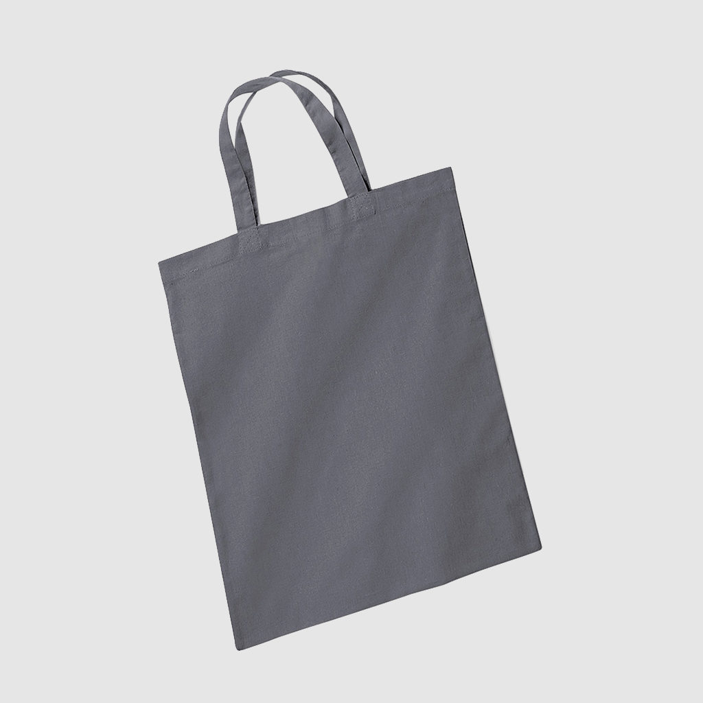 Custom casual short handle tote bag for life