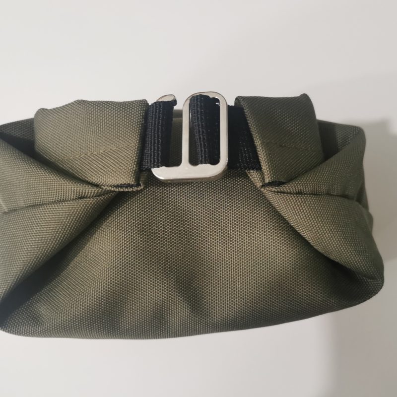 Recycled roll top bag