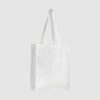 White 8oz Cotton Shopper Tote with Gusset