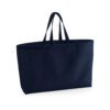 French Navy Extra Large Canvas Bag