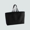 Black tote shopper bag