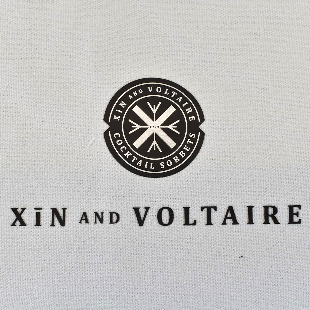 Printed Drawstring Bag with Thermal Insert Logo