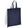 Navy Short Handled Shopper Tote Bag