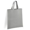 Silver/Grey Short Handled Shopper Tote Bag