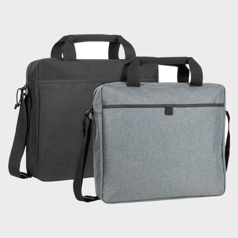Black/Grey Eco Recycled Business Laptop Bag