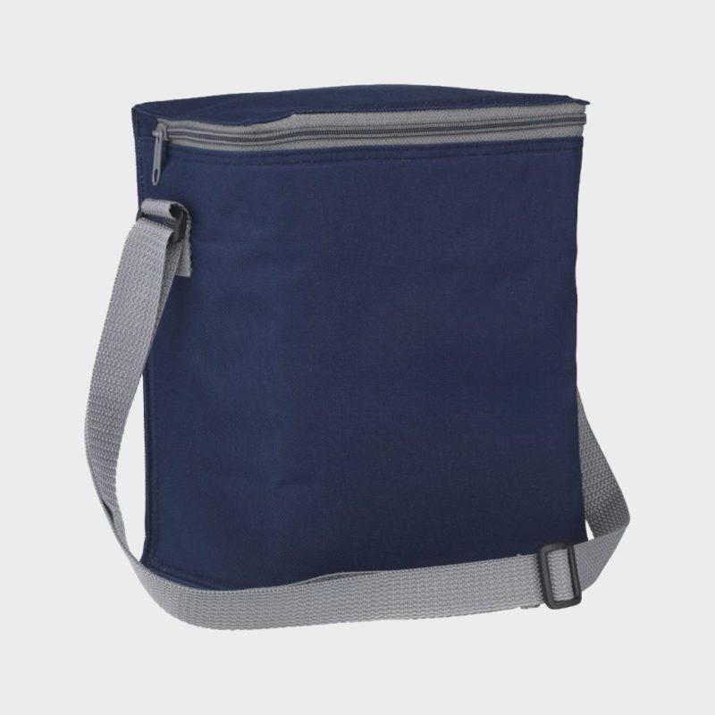 Navy/ Grey Handle Cooler Bag