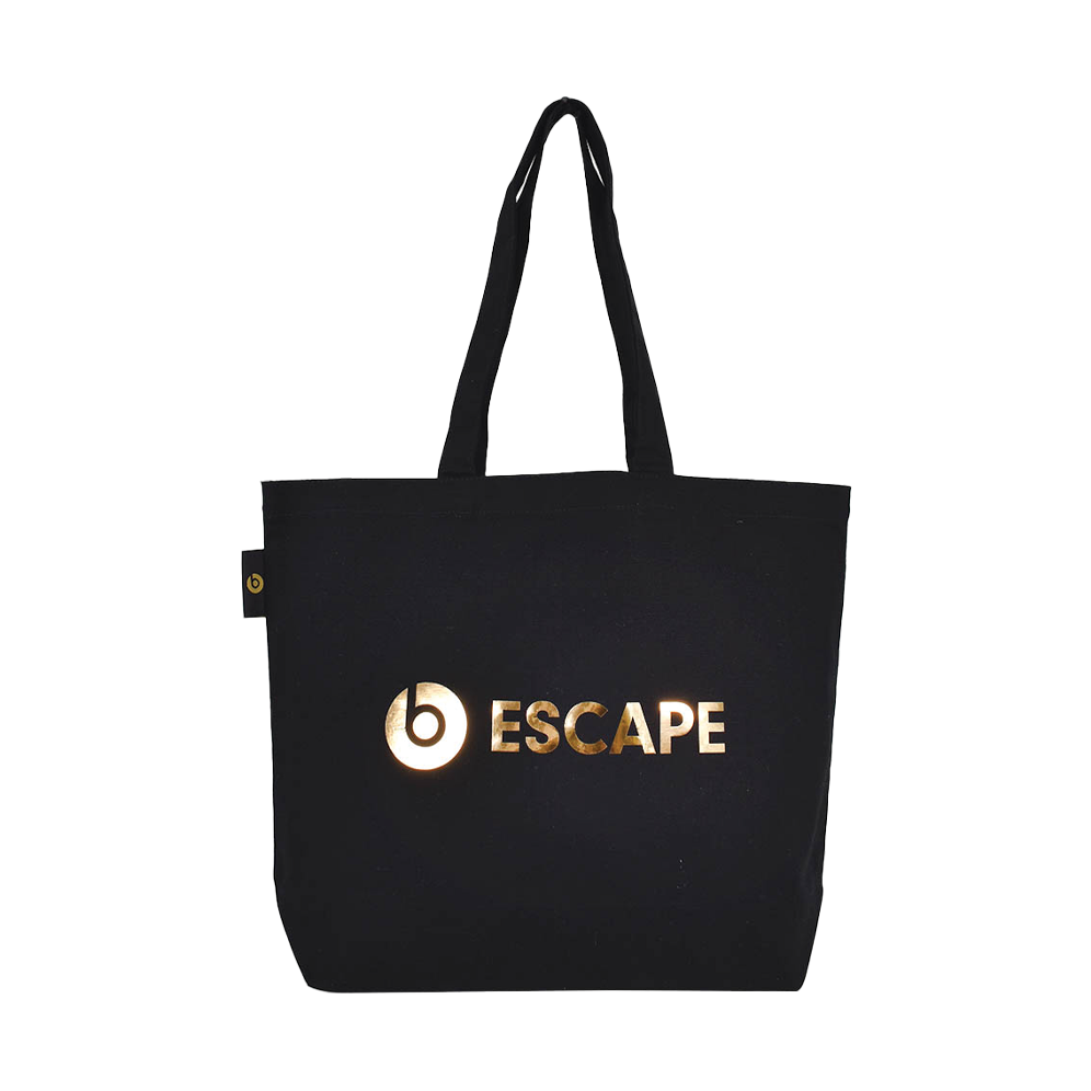 custom BEATS bag with gold mirror print