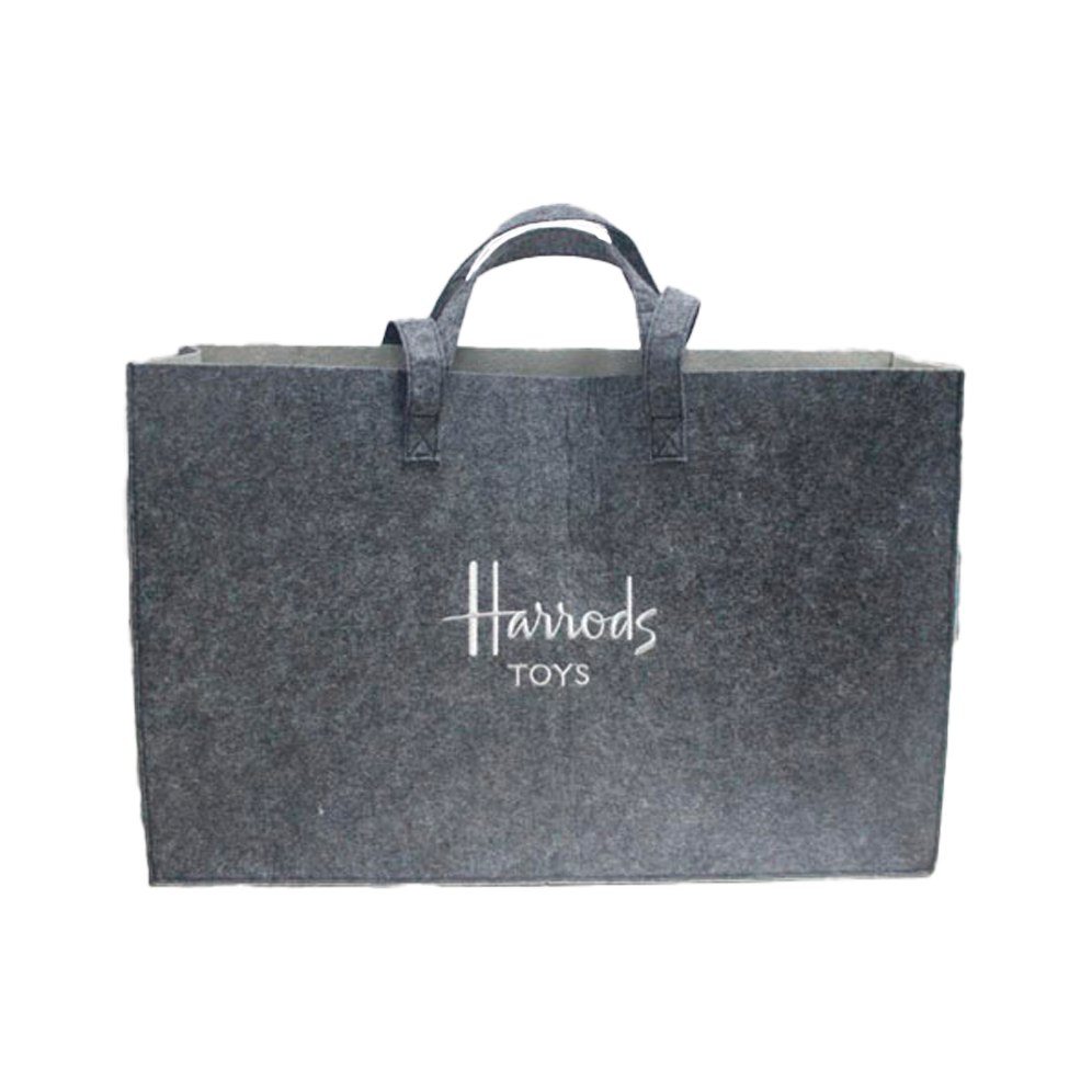 Harrods felt shopper bag